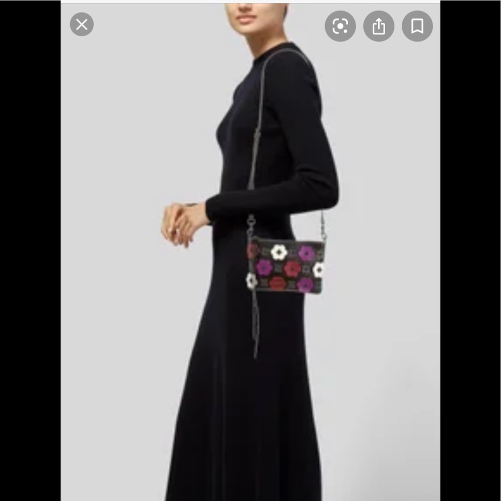 🌺 Rebecca Minkoff Jon Floral Appliqué Crossbody - Picture 3 of 11